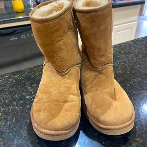 Brown UGG Classic Short Boots